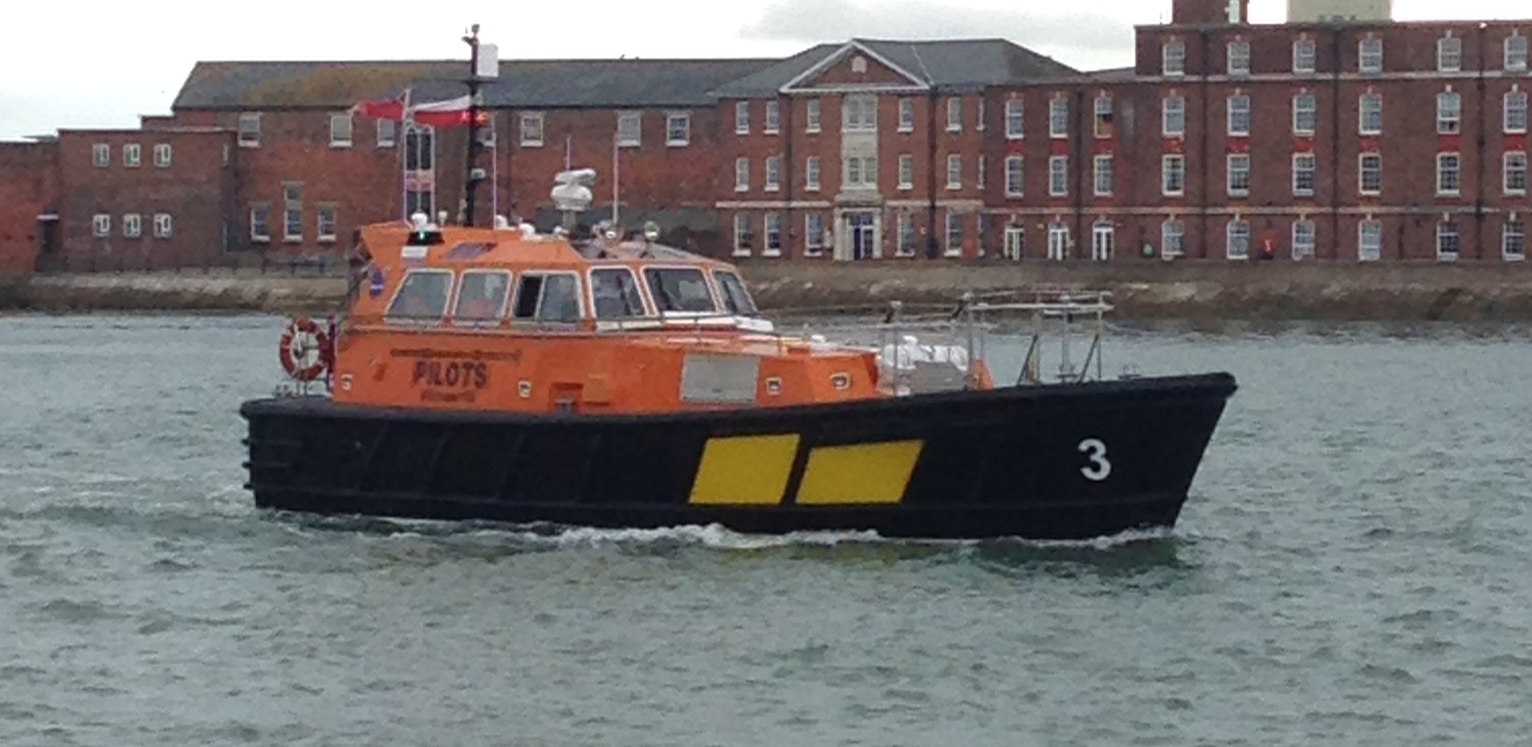 Pilot boat in Portsmouth Harbour